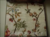 中式风格窗帘高档色织提花窗帘面料