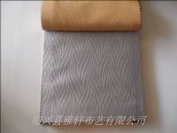 银灰色柳叶花纹遮光布最便宜的工程窗帘